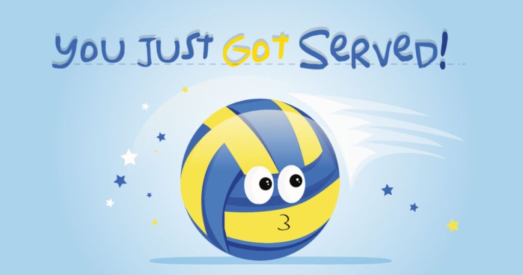 Cute and Romantic Volleyball Puns