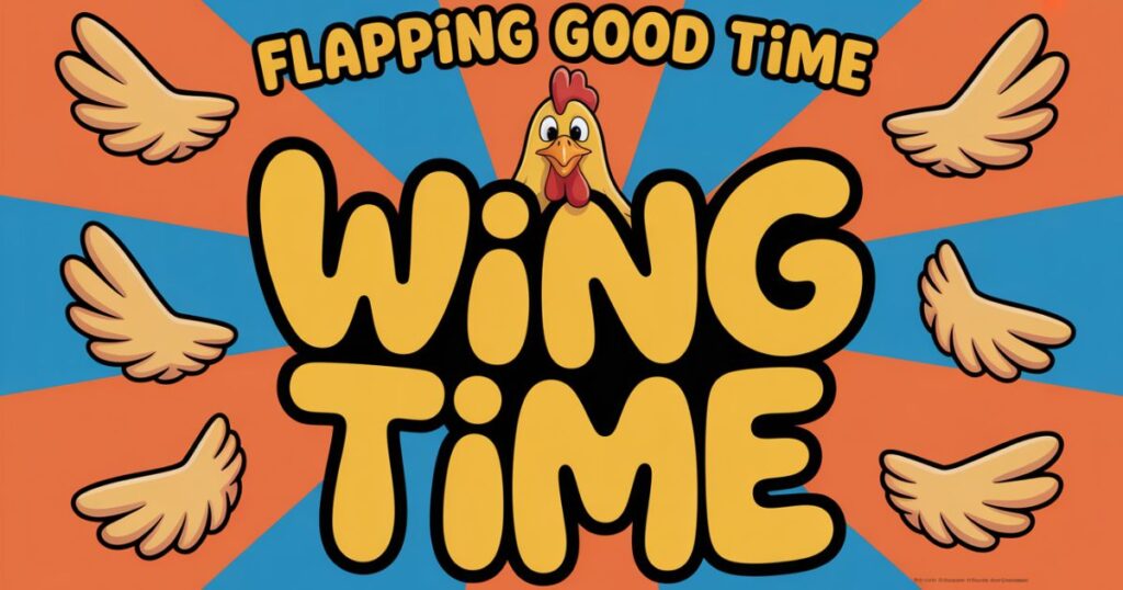 Flapping Good Time with Chicken Wing Wordplay
