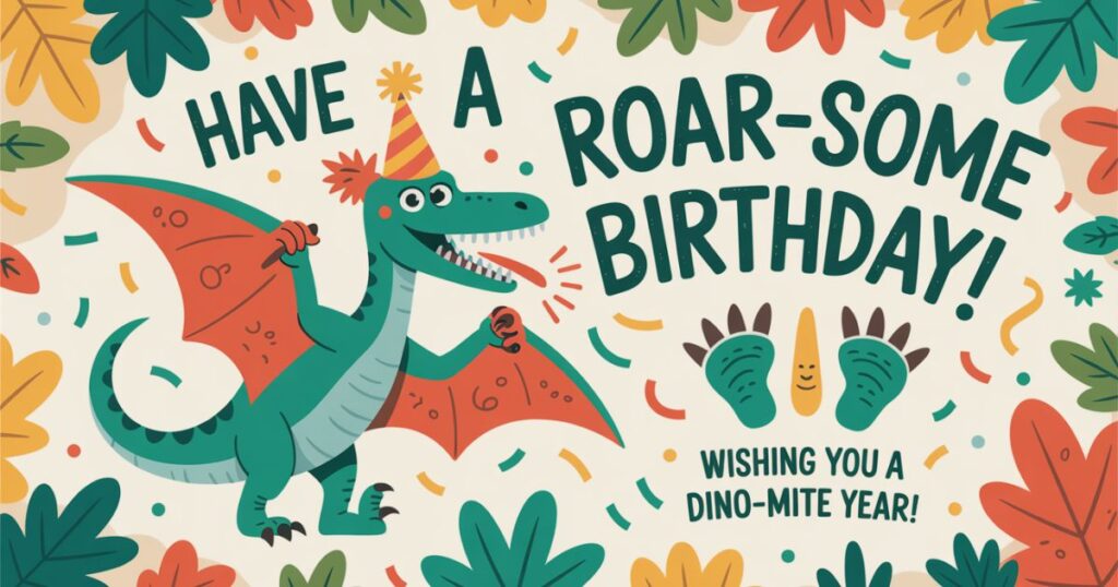 Have a Roar-some Birthday: Pterodactyl Puns