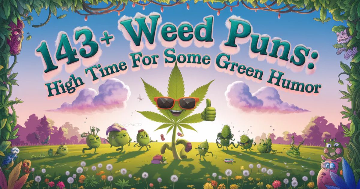 143+ Weed Puns: High Time for Some Green Humor