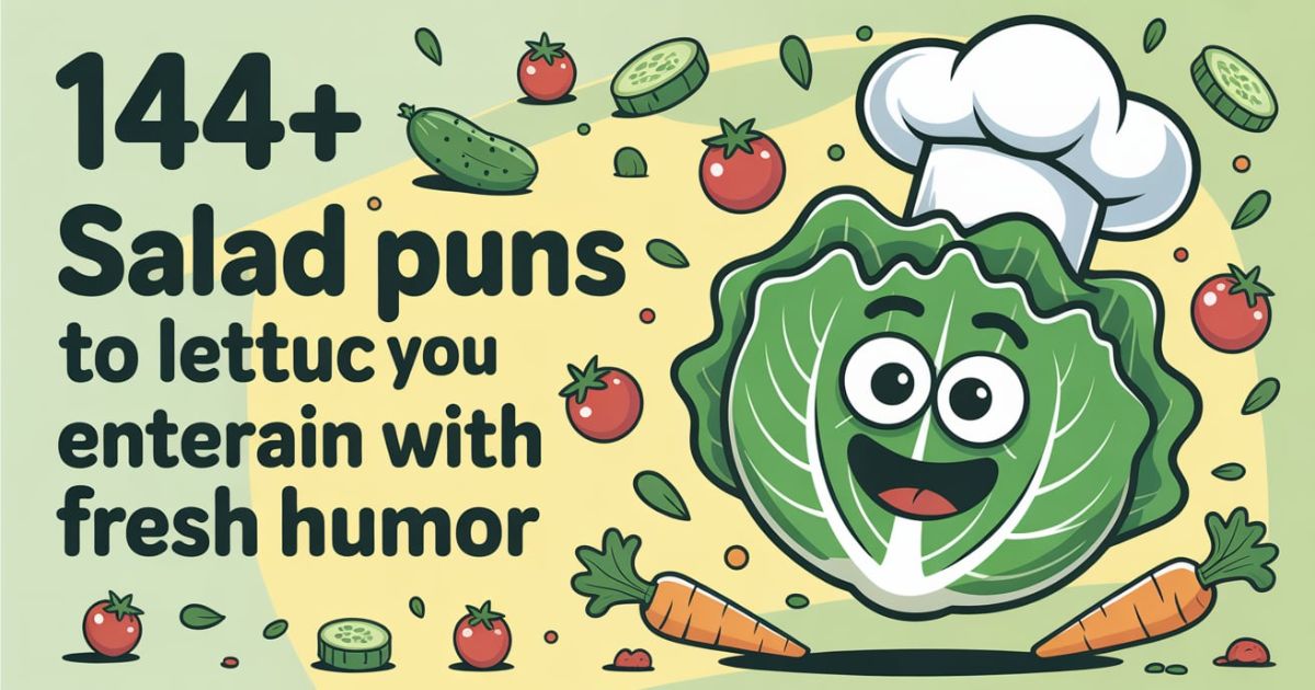 144+ Salad Puns to Lettuce Entertain You with Fresh Humor